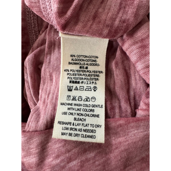 We The Free Deep V Burnout Tee Size XS Mauve Y2K EUC - Picture 4 of 4